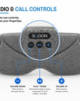 S-MASQ COZY BLUETOOTH EYE MASK - SQOON