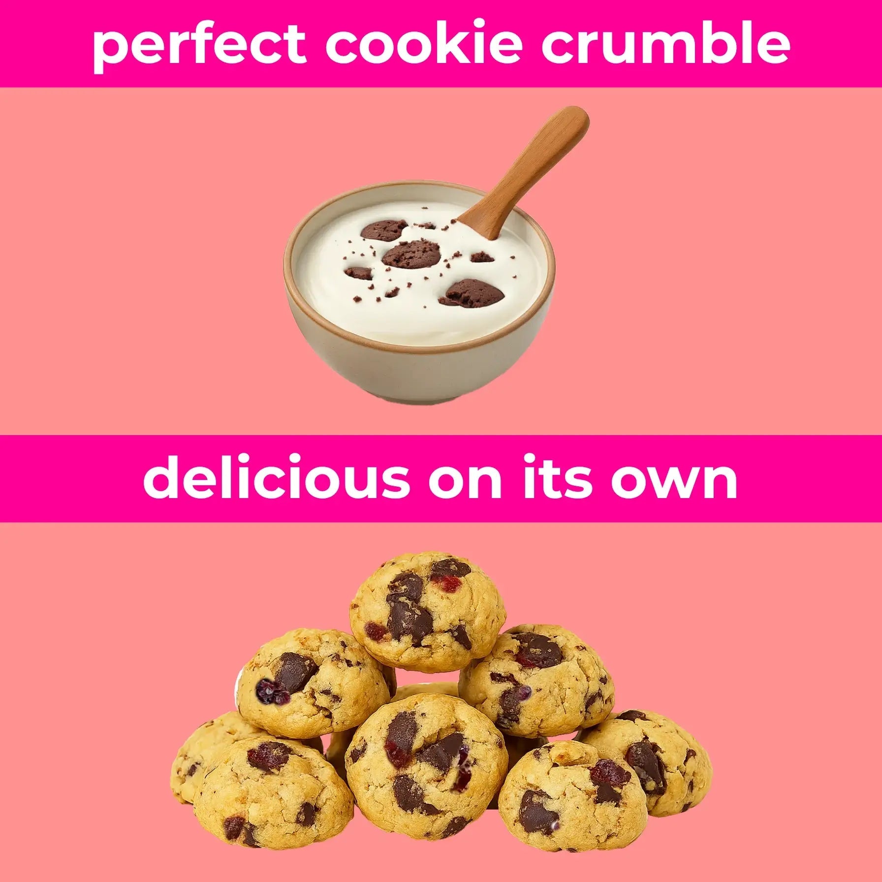 SNACK STUDIO COOKIE DROPS - CRANBERRY CHOCO - CHIP (180g) - SQOON