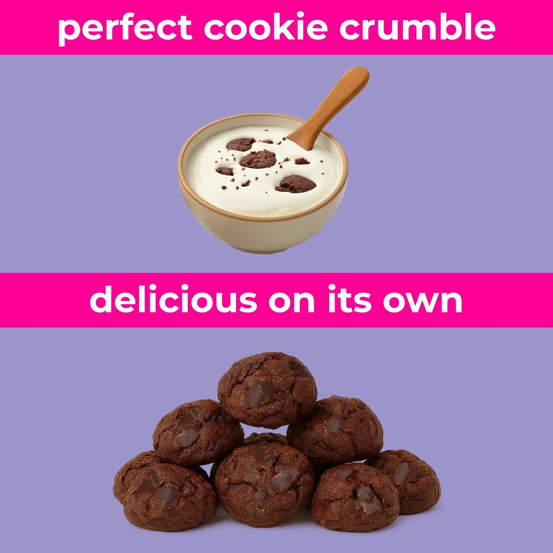 SNACK STUDIO COOKIE DROPS - DOUBLE CHOCO - CHIP (180g) - SQOON