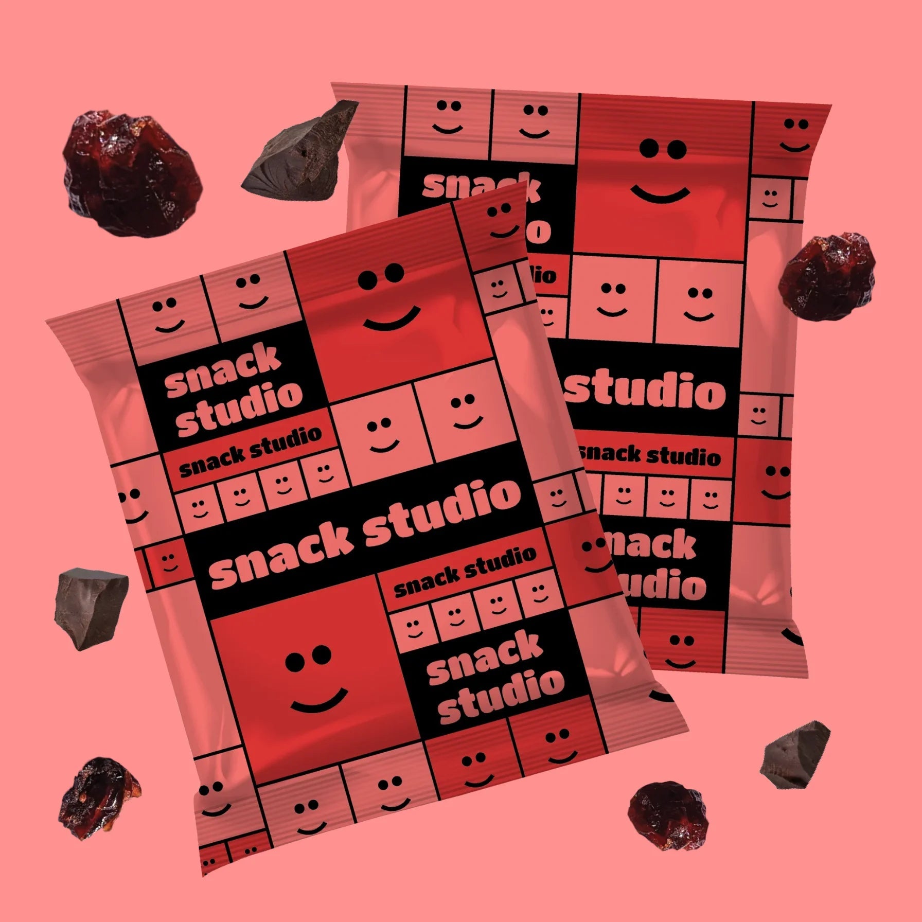 SNACK STUDIO COOKIE SQUARES - CRANBERRY CHOCO - CHIP (40g) - SQOON