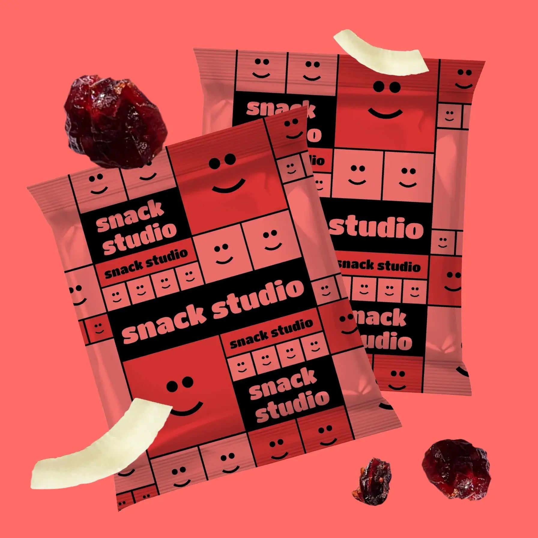 SNACK STUDIO ENERGY SQUARES - COCONUT CRANBERRY (40g) - SQOON