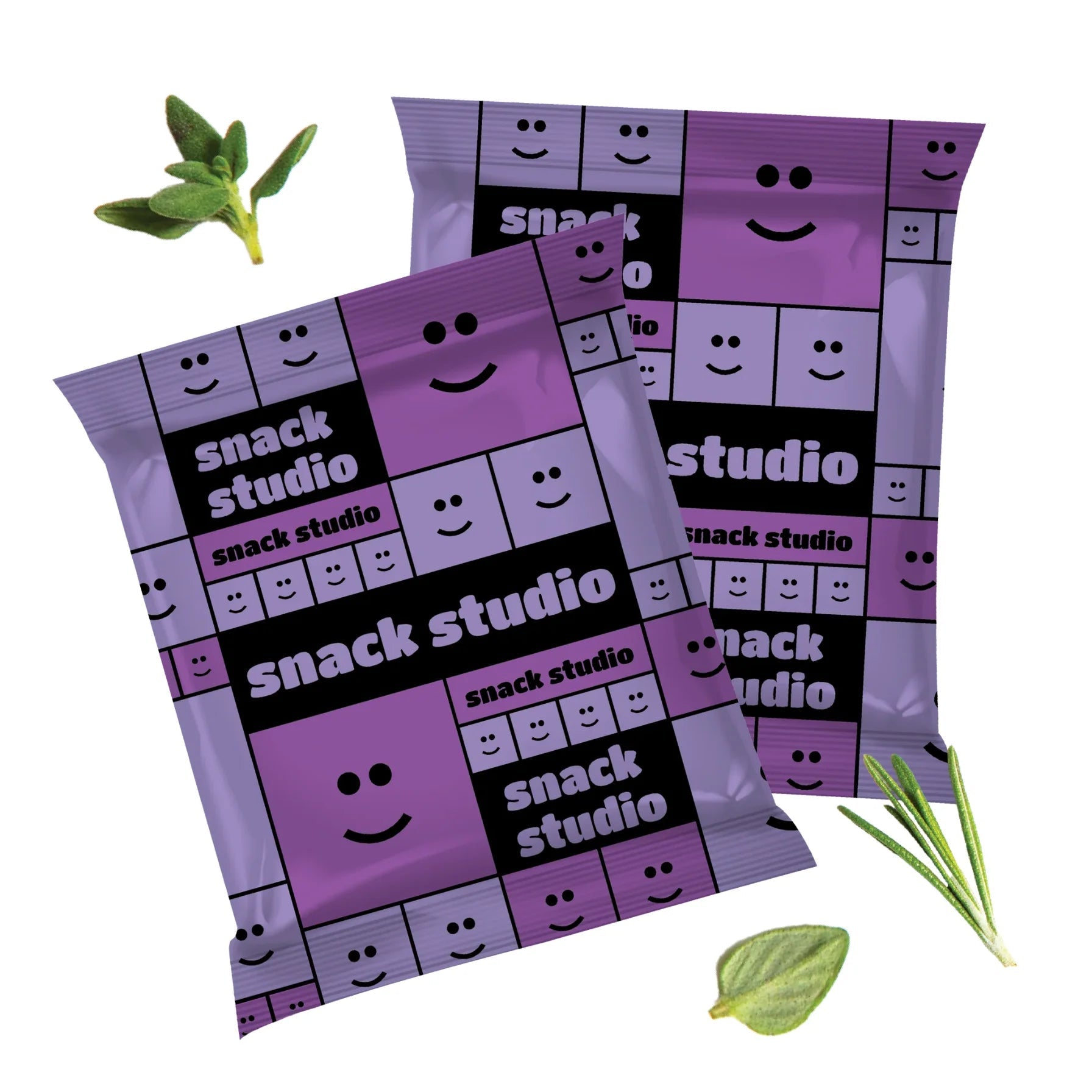 SNACK STUDIO SAVOURY SQUARES - FRESH ZAATAR (48g) - SQOON