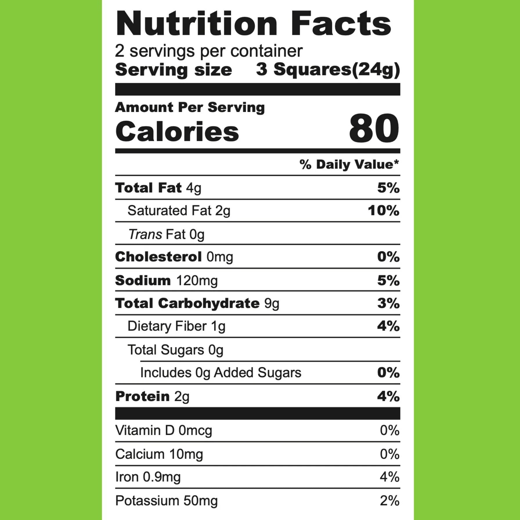 SNACK STUDIO SAVOURY SQUARES - GREEN OLIVE (48g) - SQOON