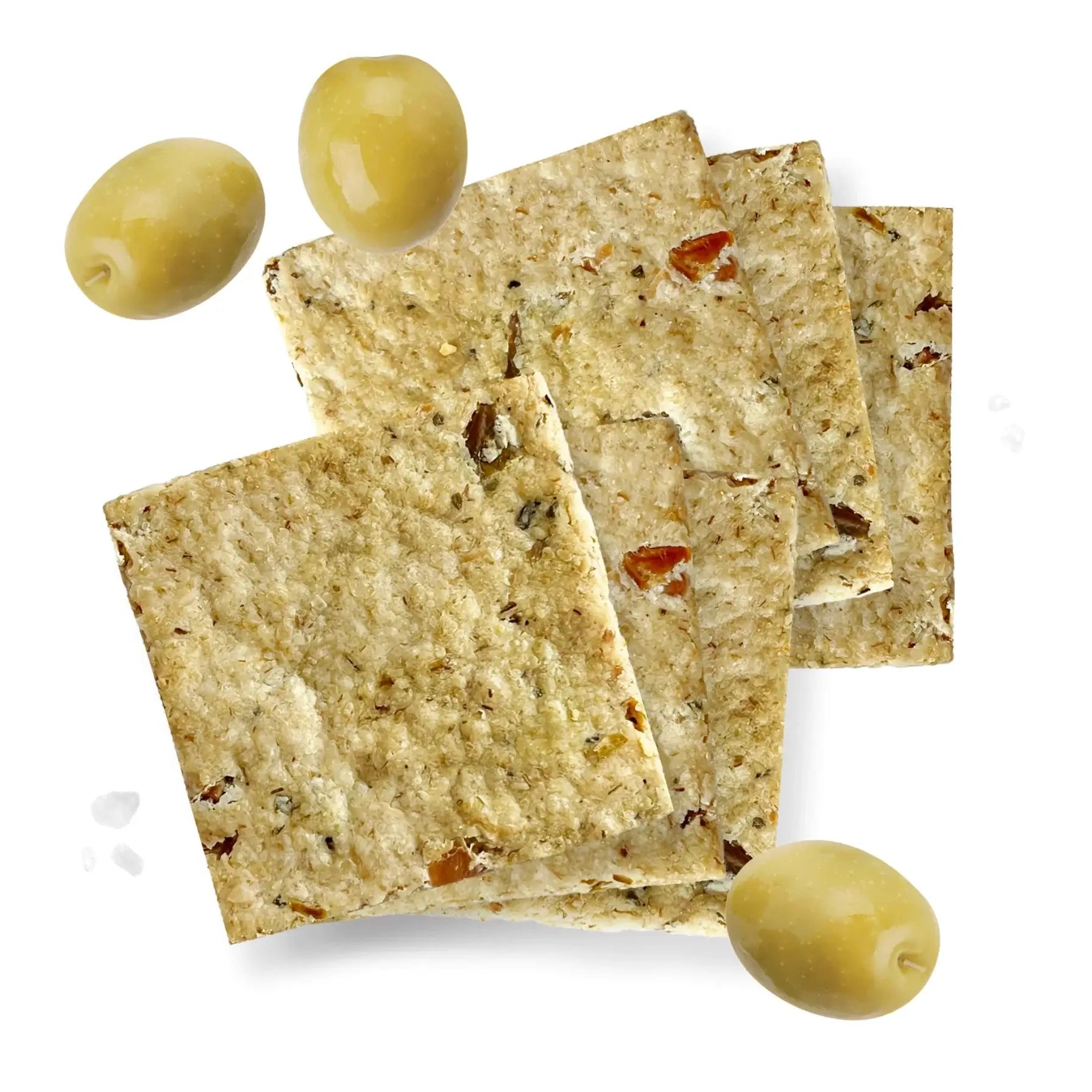 SNACK STUDIO SAVOURY SQUARES - GREEN OLIVE (48g) - SQOON