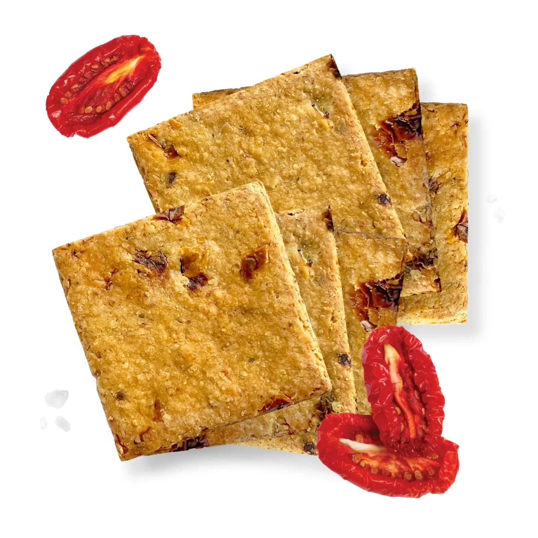 SNACK STUDIO SAVOURY SQUARES - SUN - DRIED TOMATO (48g) - SQOON