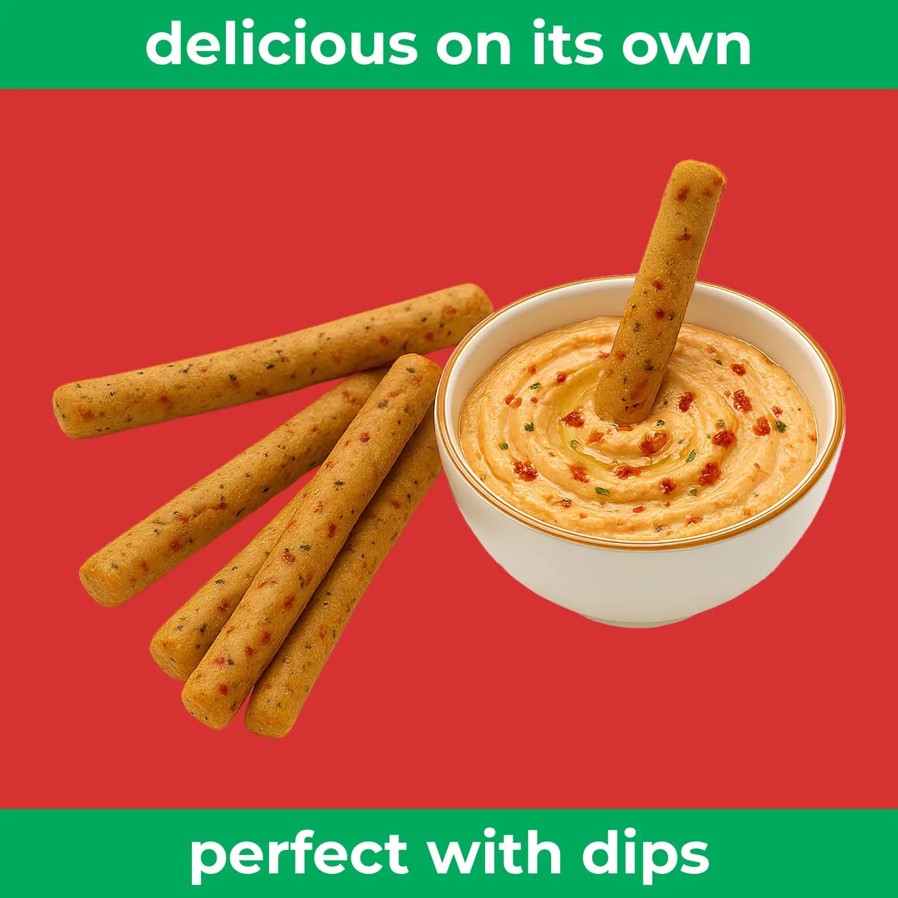 SNACK STUDIO SAVOURY STICKS - Sun - Dried Tomato (200g) - SQOON
