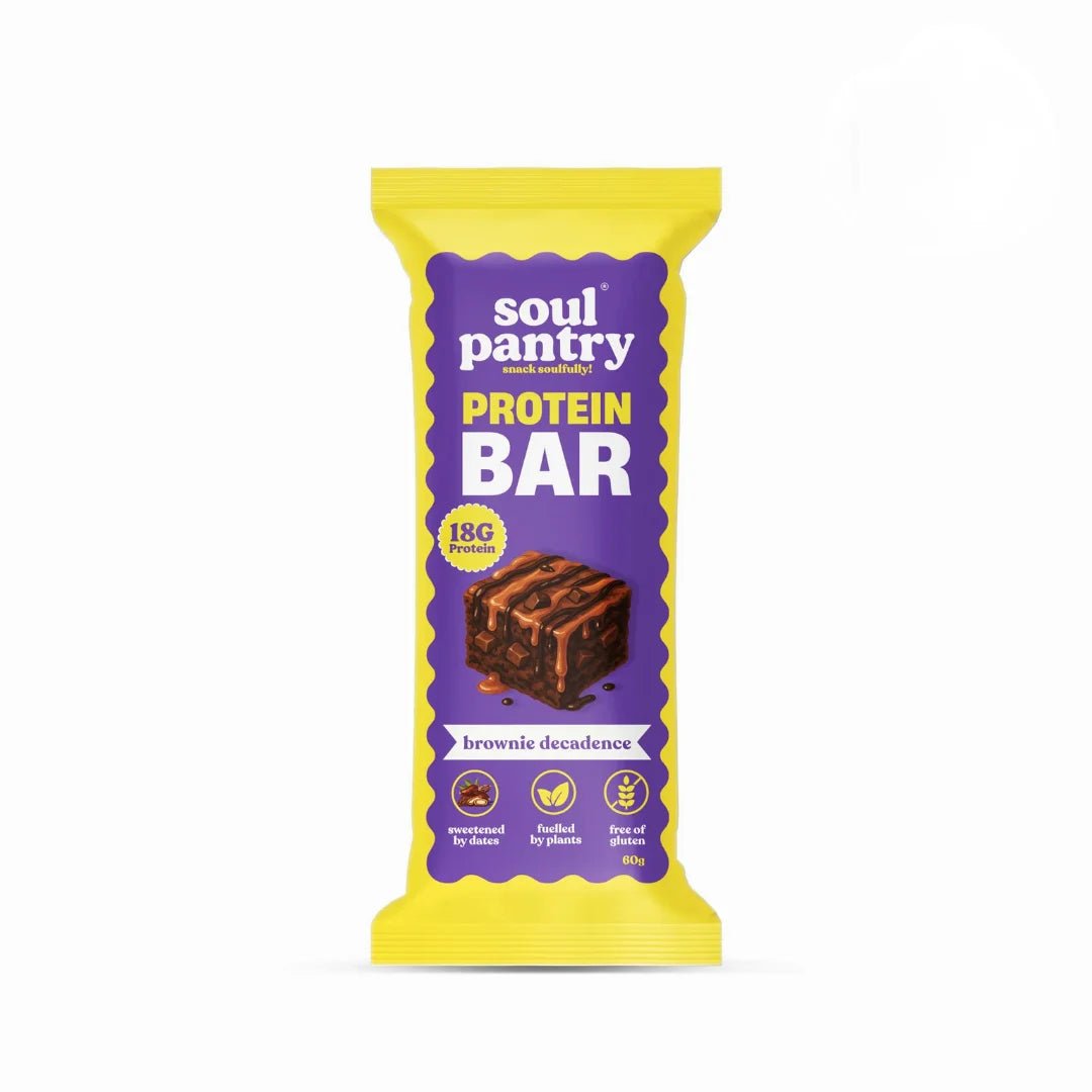 SOUL PANTRY BROWNIE DECADENCE PLANT PROTEIN BAR - SQOON