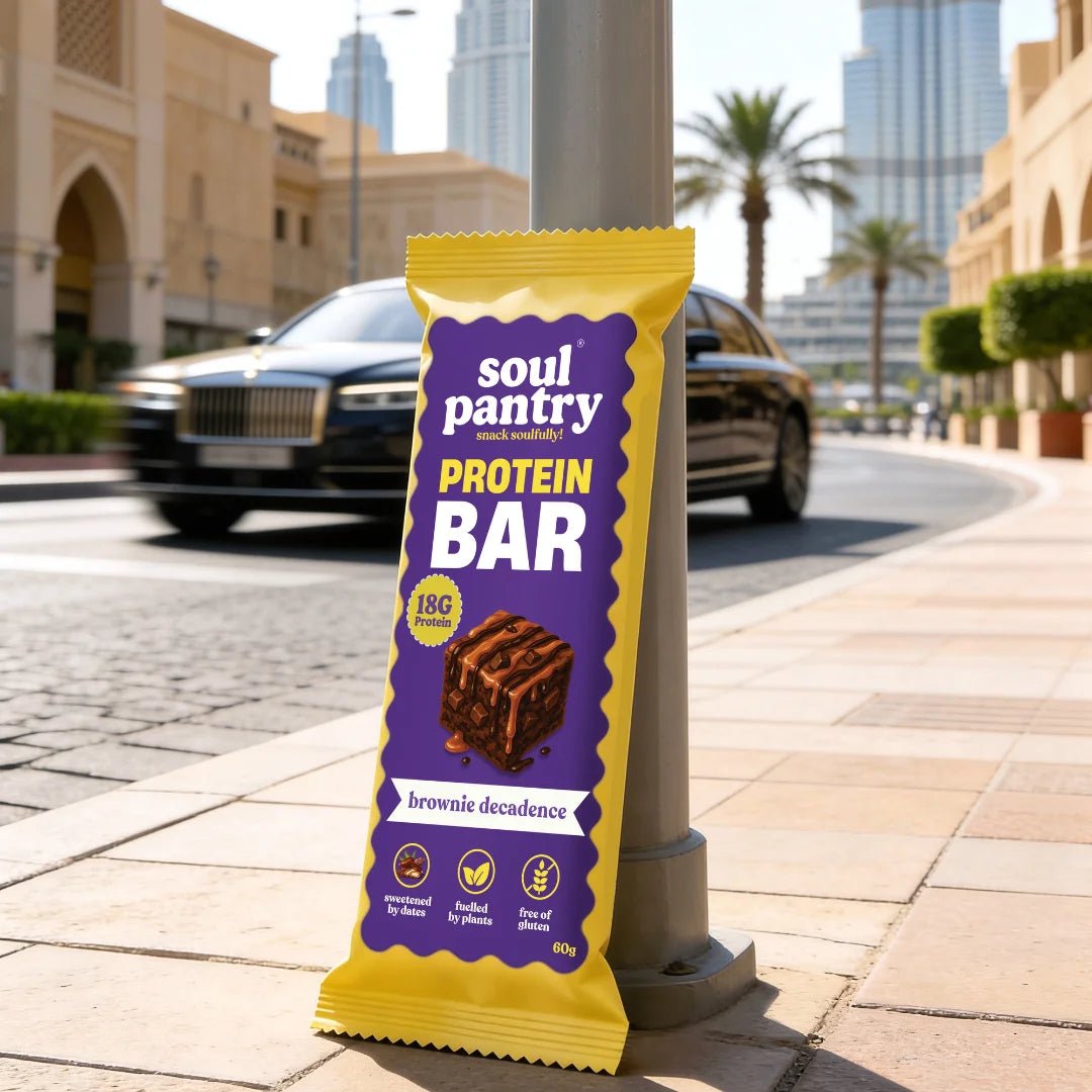 SOUL PANTRY BROWNIE DECADENCE PLANT PROTEIN BAR - SQOON