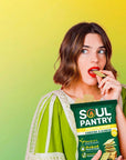 SOUL PANTRY CHEESE AND GARLIC PROTEIN CHIPS - SQOON