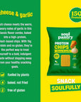 SOUL PANTRY CHEESE AND GARLIC PROTEIN CHIPS (50g) - SQOON