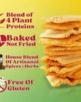 SOUL PANTRY CHEESE AND GARLIC PROTEIN CHIPS - SQOON