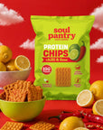 SOUL PANTRY CHILLI & LIME PROTEIN CHIPS (50g) - SQOON