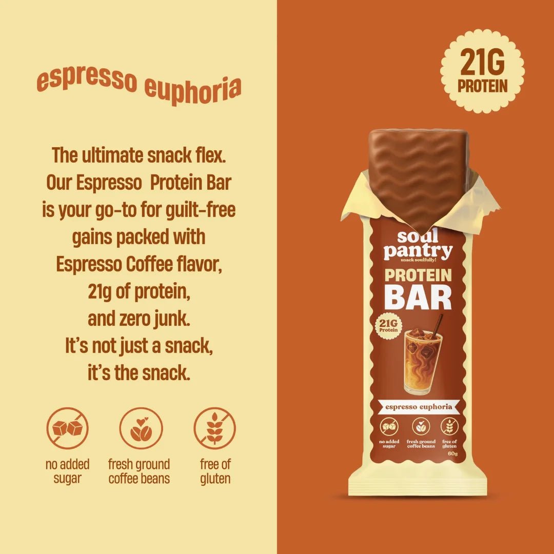 SOUL PANTRY ESPRESSO EUPHORIA PROTEIN BAR - SQOON