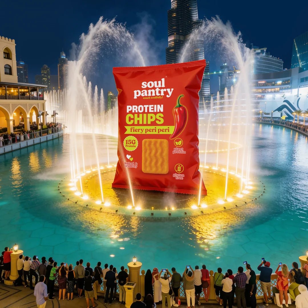 SOUL PANTRY FIERY PERI PERI PROTEIN CHIPS (50g) - SQOON
