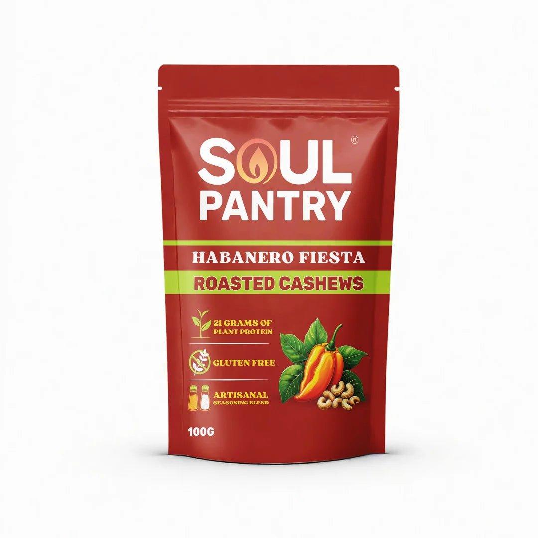 SOUL PANTRY HABANERO CASHEWS (100g) - SQOON