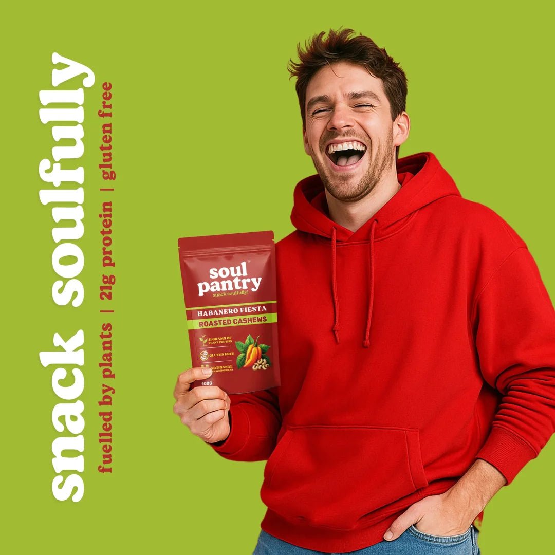 SOUL PANTRY HABANERO FIESTA CASHEWS (100g) - SQOON