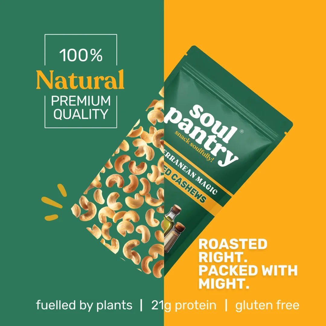 SOUL PANTRY MEDITERRANEAN MAGIC CASHEWS (100g) - SQOON
