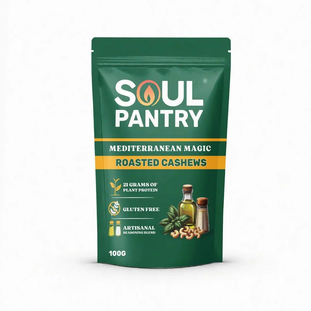 SOUL PANTRY MEDITERRANEAN MAGIC CASHEWS (100g) - SQOON