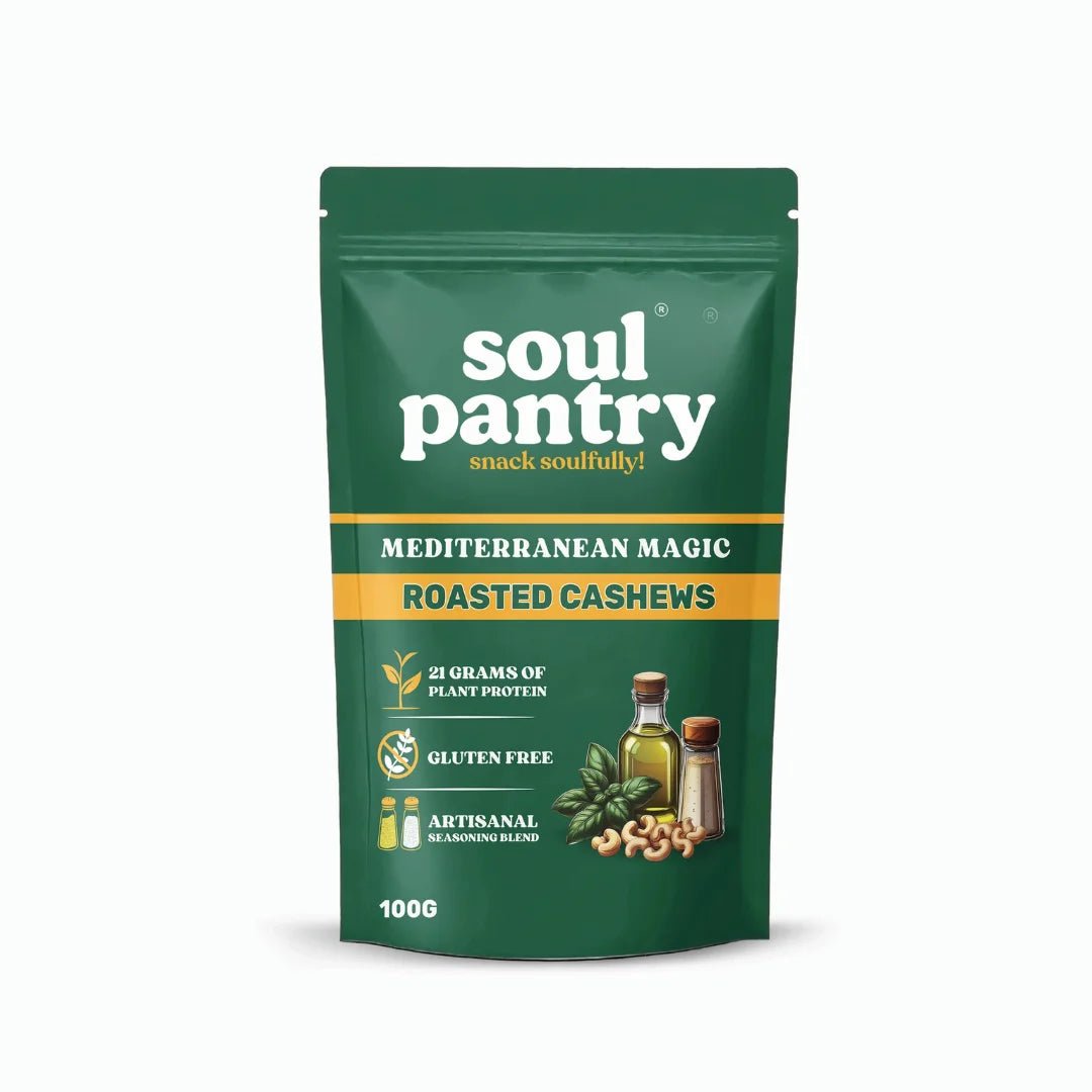 SOUL PANTRY MEDITERRANEAN MAGIC CASHEWS (100g) - SQOON