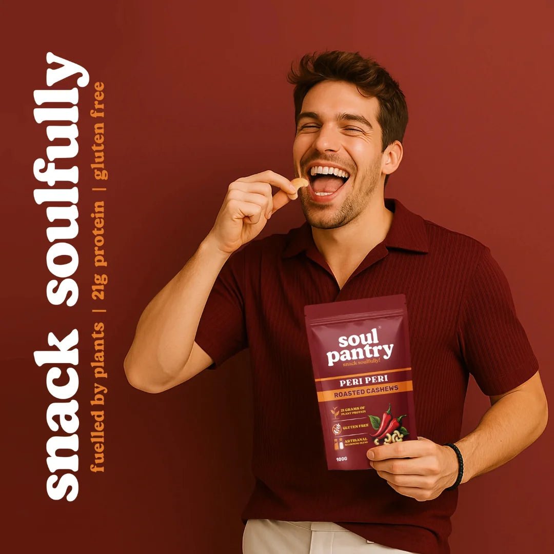 SOUL PANTRY PERI PERI CASHEWS (100g) - SQOON