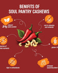 SOUL PANTRY PERI PERI CASHEWS (100g) - SQOON