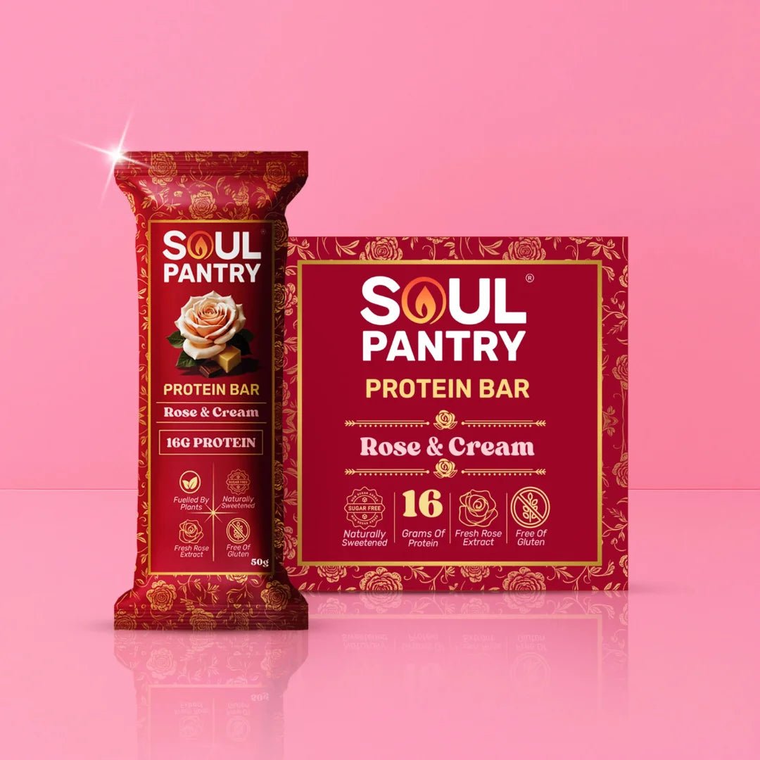 SOUL PANTRY ROSE & CREAM PROTEIN BAR - SQOON