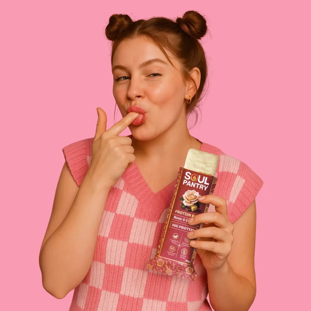 SOUL PANTRY ROSE & CREAM PROTEIN BAR - SQOON