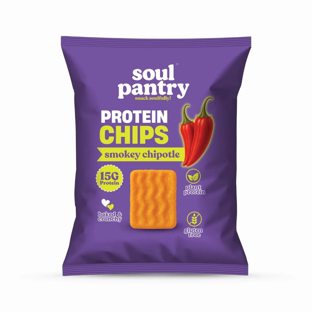 SOUL PANTRY SMOKEY CHIPOTLE PROTEIN CHIPS (50g) - SQOON