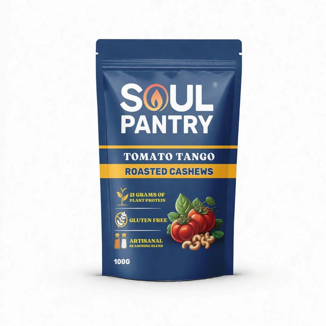 SOUL PANTRY TOMATO TANGO CASHEWS (100g) - SQOON