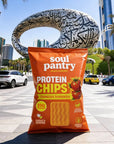SOUL PANTRY TUSCAN TOMATO PROTEIN CHIPS (50g) - SQOON
