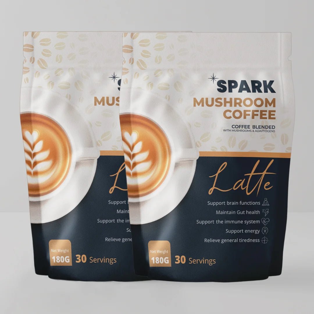 SPARK LATTE MUSHROOM COFFEE (2x Bags Bundle) - SQOON