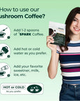 SPARK LATTE MUSHROOM COFFEE - SQOON