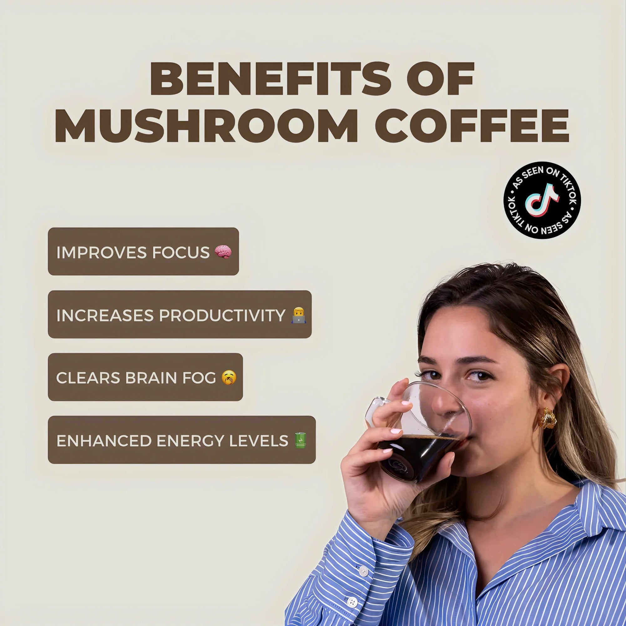 SUPERPOWDERS MUSHROOM COFFEE - BLACK COFFEE - SQOON