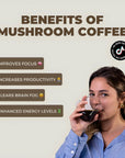SUPERPOWDERS MUSHROOM COFFEE - BLACK COFFEE - SQOON