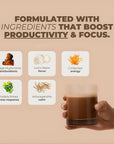SUPERPOWDERS MUSHROOM COFFEE - CHOCOLATE FLAVORED - SQOON