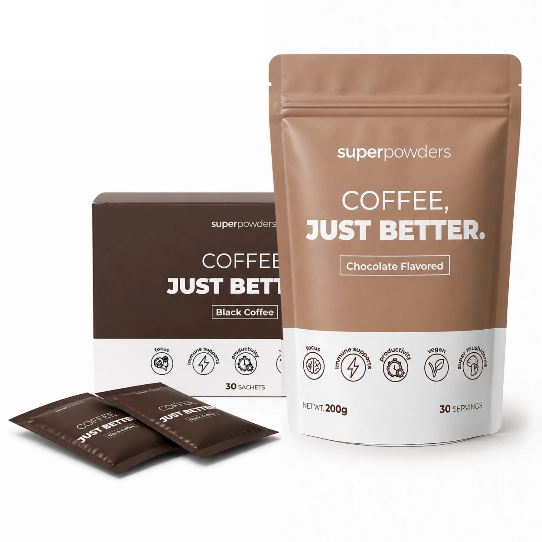 SUPERPOWDERS MUSHROOM COFFEE - DISCOVERY PACK - SQOON