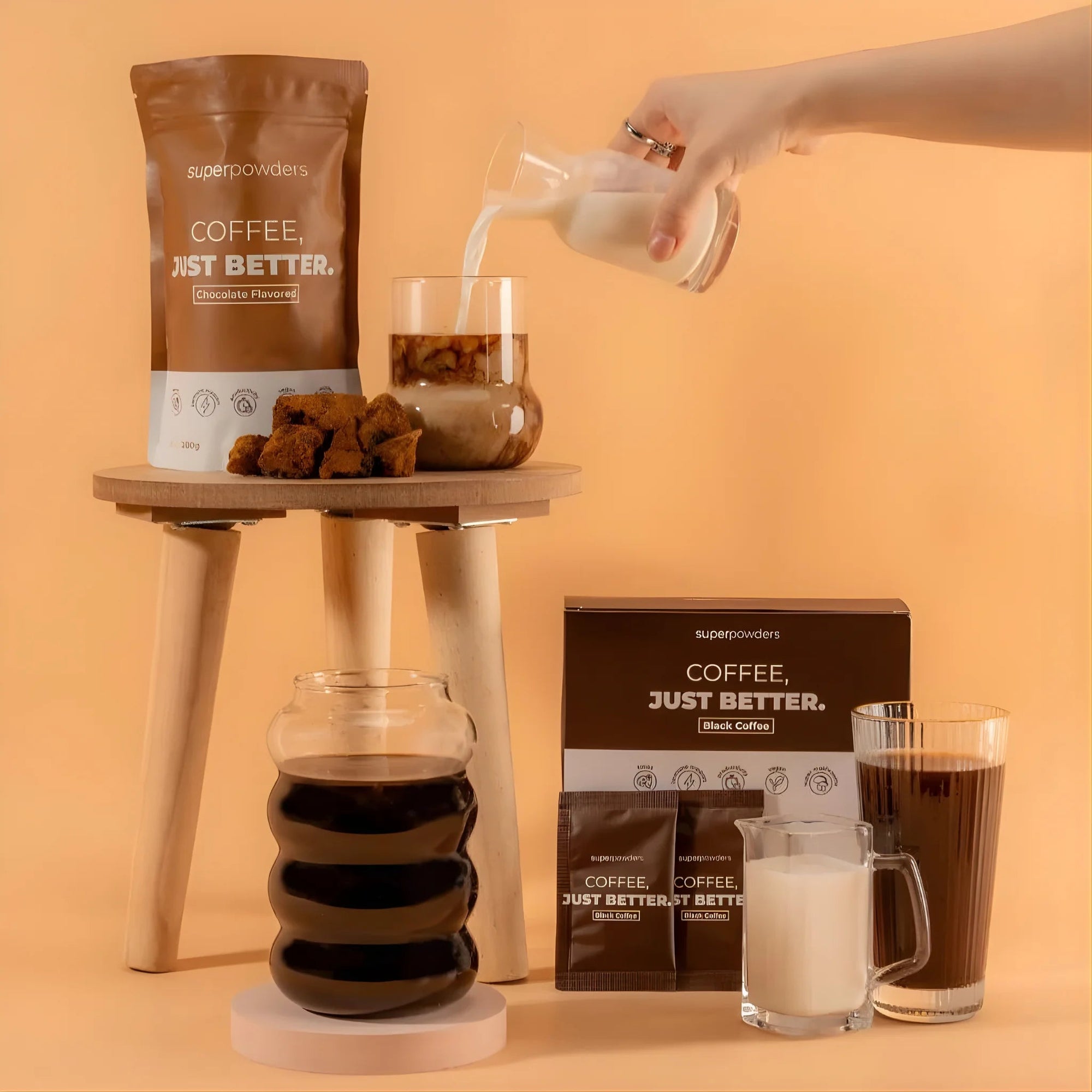 SUPERPOWDERS MUSHROOM COFFEE - DISCOVERY PACK - SQOON