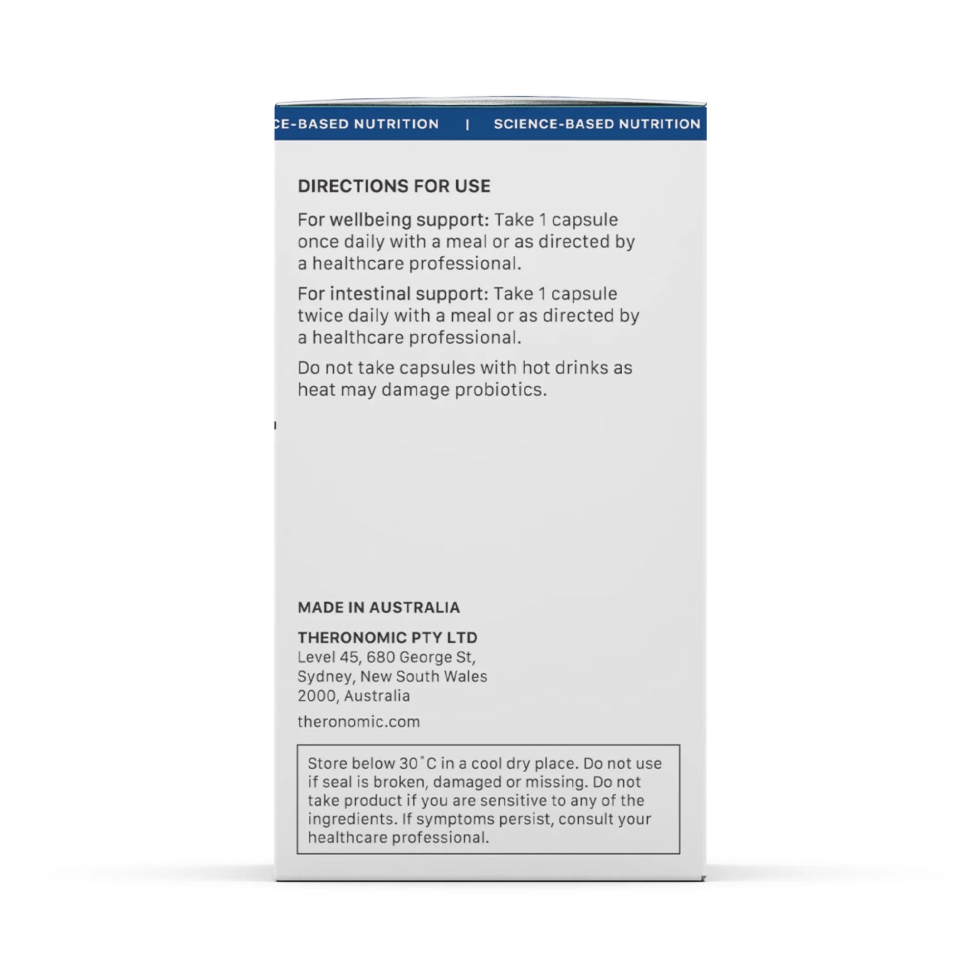 THERONOMIC TRIBIOTIC GUT SHIELD - SQOON