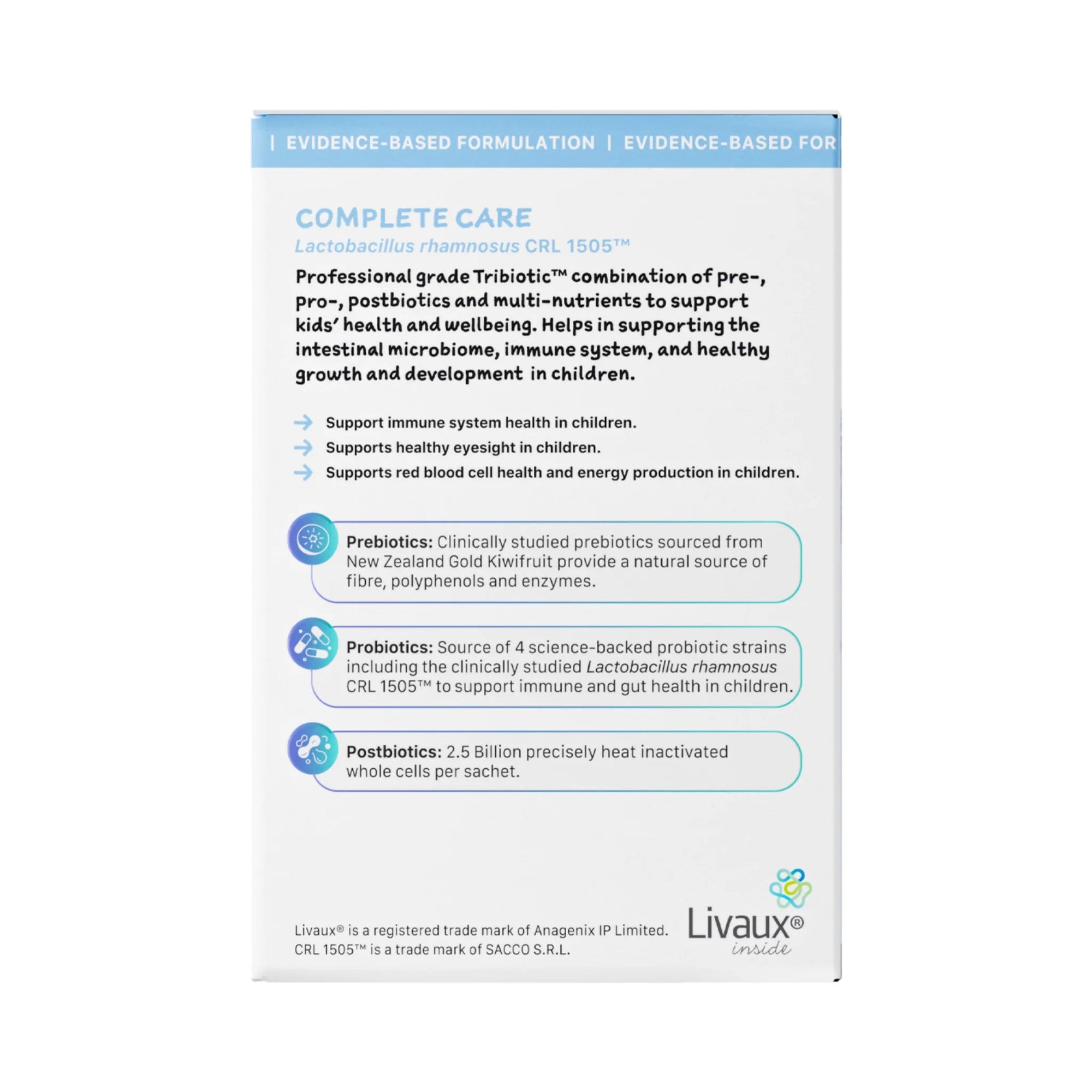 THERONOMIC TRIBIOTIC KID'S COMPLETE CARE - SQOON