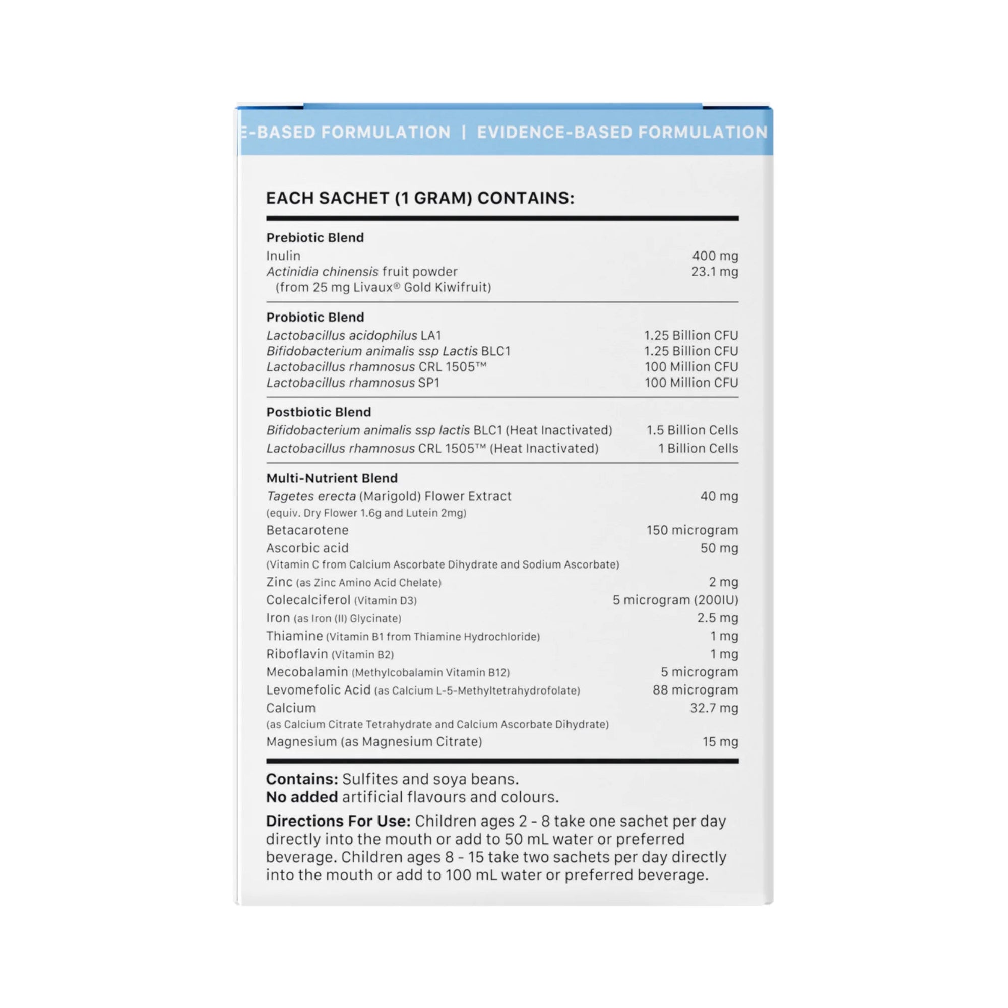 THERONOMIC TRIBIOTIC KID'S COMPLETE CARE - SQOON