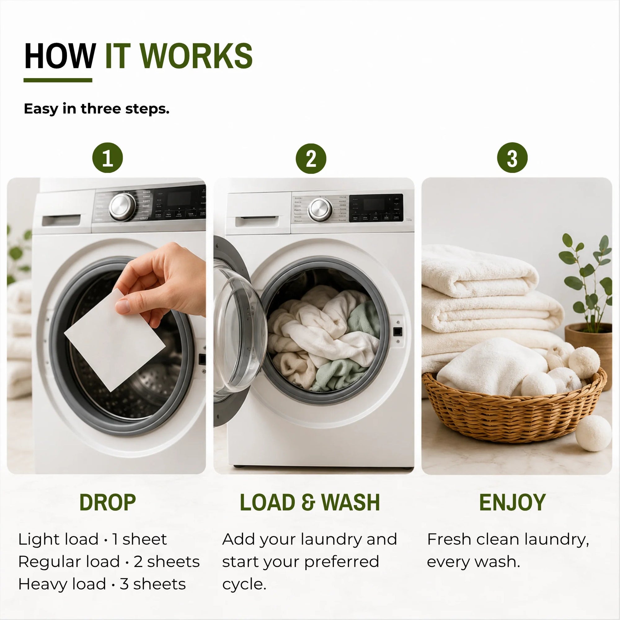 UAEARTH LAUNDRY DETERGENT SHEETS (32 pcs) - SQOON