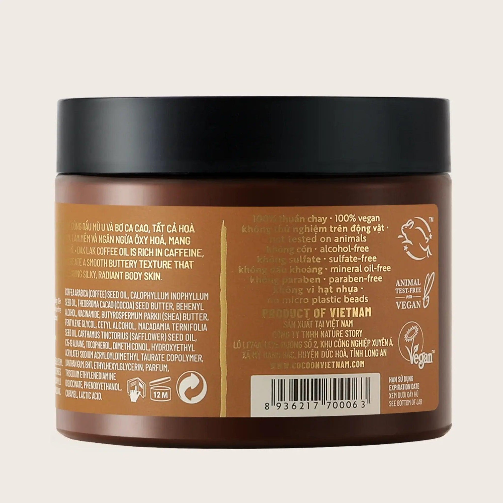 VERDE &amp; WELL COFFEE BODY LOTION (200ml) - SQOON