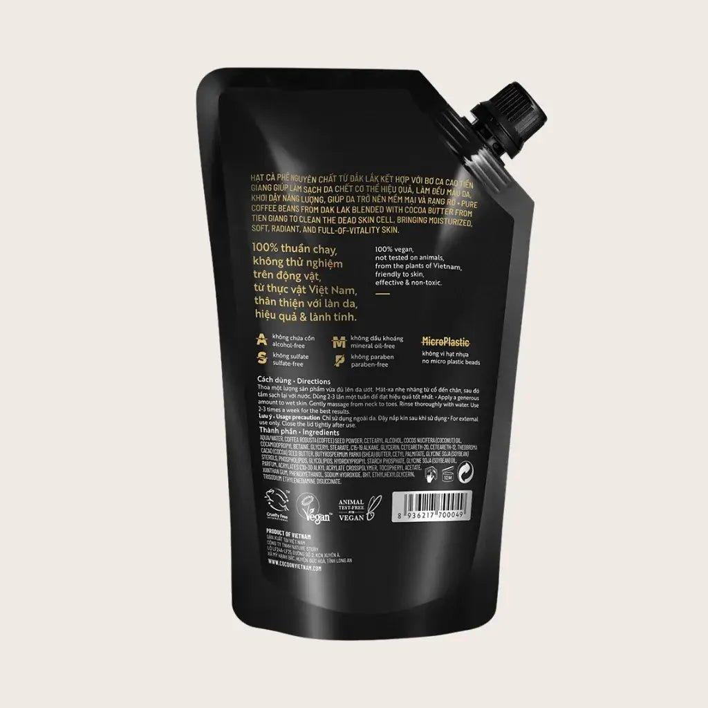VERDE & WELL COFFEE BODY SCRUB (600ml) - SQOON